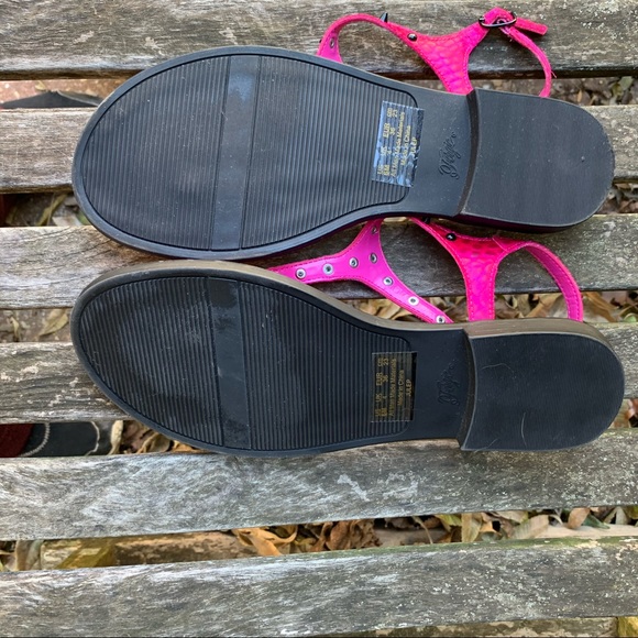 Fergie “Julep” “Vegan” Animal Print Pink Sandals - Picture 7 of 7